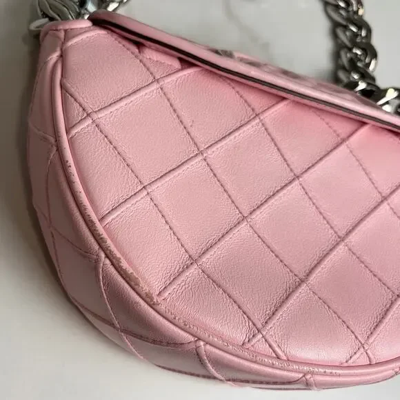 Tory Burch mini Fleming Soft Grain Crescent shoulder bag - Picture 13 of 16